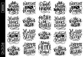 Hustler Quotes || Deco Sheet